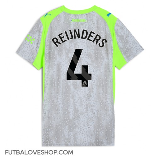 Dres Manchester City Tijjani Reijnders #4 Tretina pre Ženy 2025-26 Krátky Rukáv